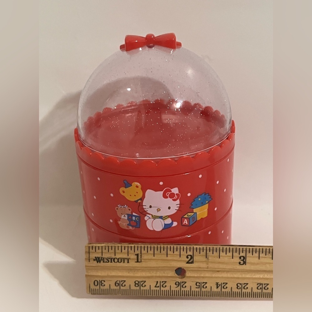 Hello Kitty 3 Tier Dome Top Trinket/Jewelry Case (2022) - Picture 8 of 8